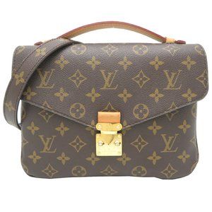 Louis Vuitton Pochette Metis MM Women's Shoulder Bag M40780 Monogram Brown